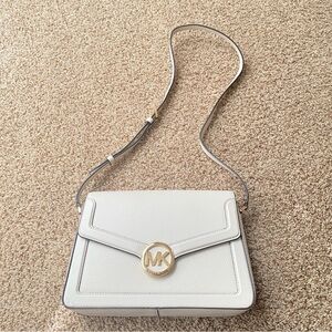 Michael Kors White Shoulder Bag